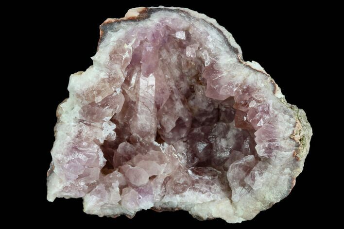 Pink Amethyst Geode Section - Argentina #120444